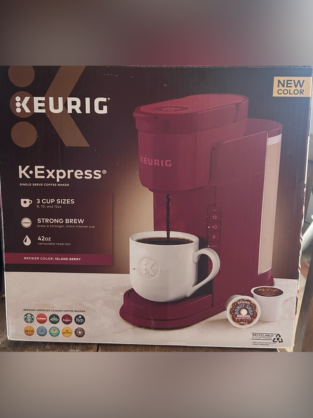NIB Keurig K-express in Berry MSRP $90